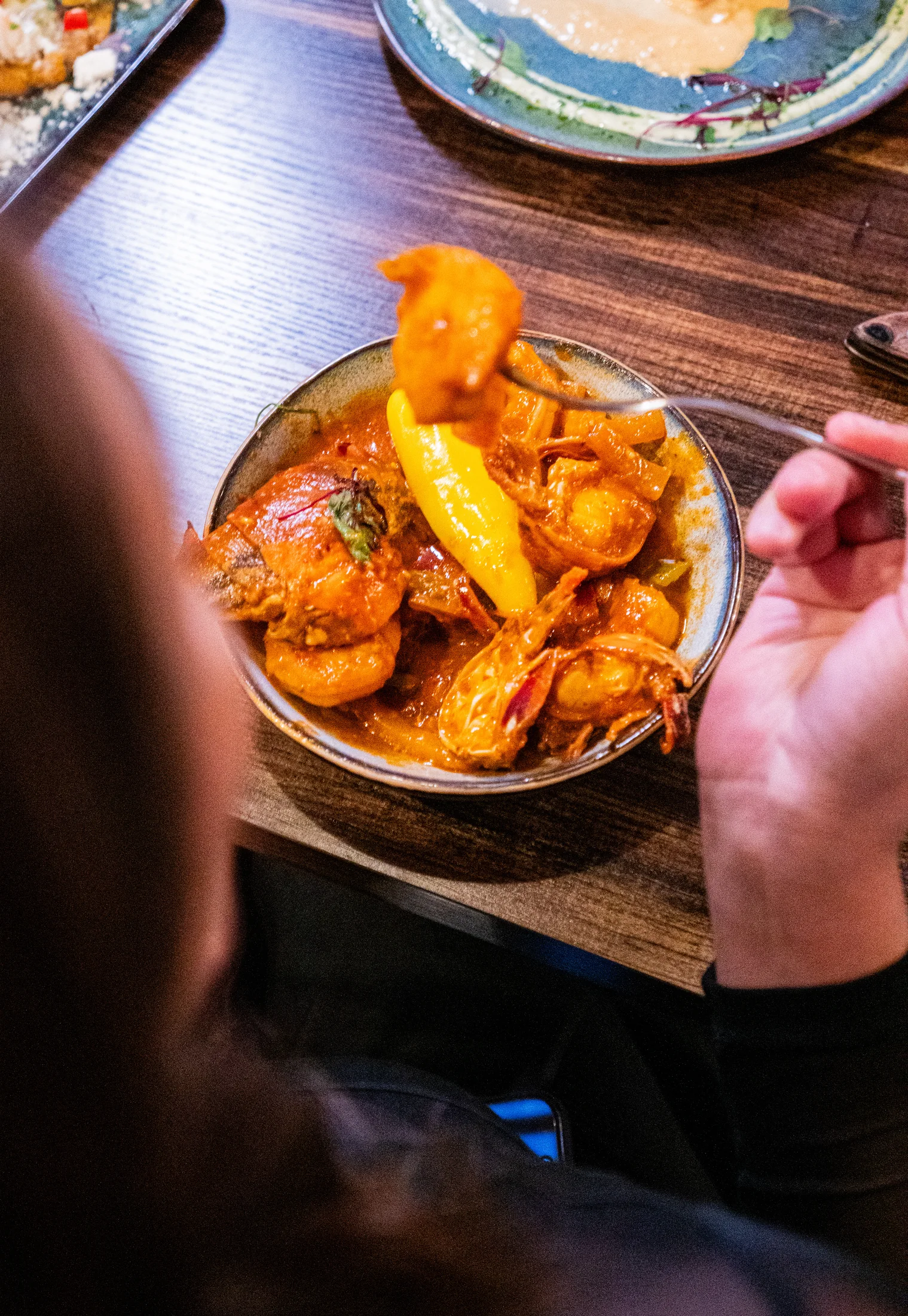 Shrimp & lobster in Cuban-style sauce